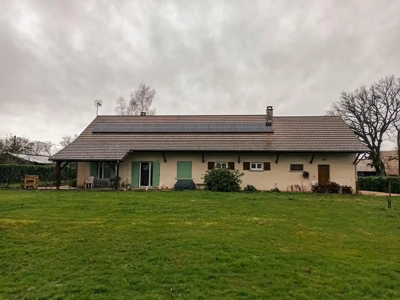 Installation photovoltaïque à Biefmorin