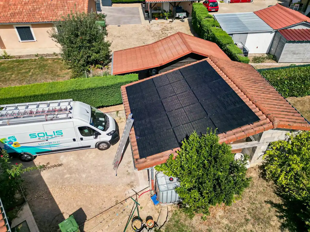 Installation photovoltaïque à Saint-Benigne