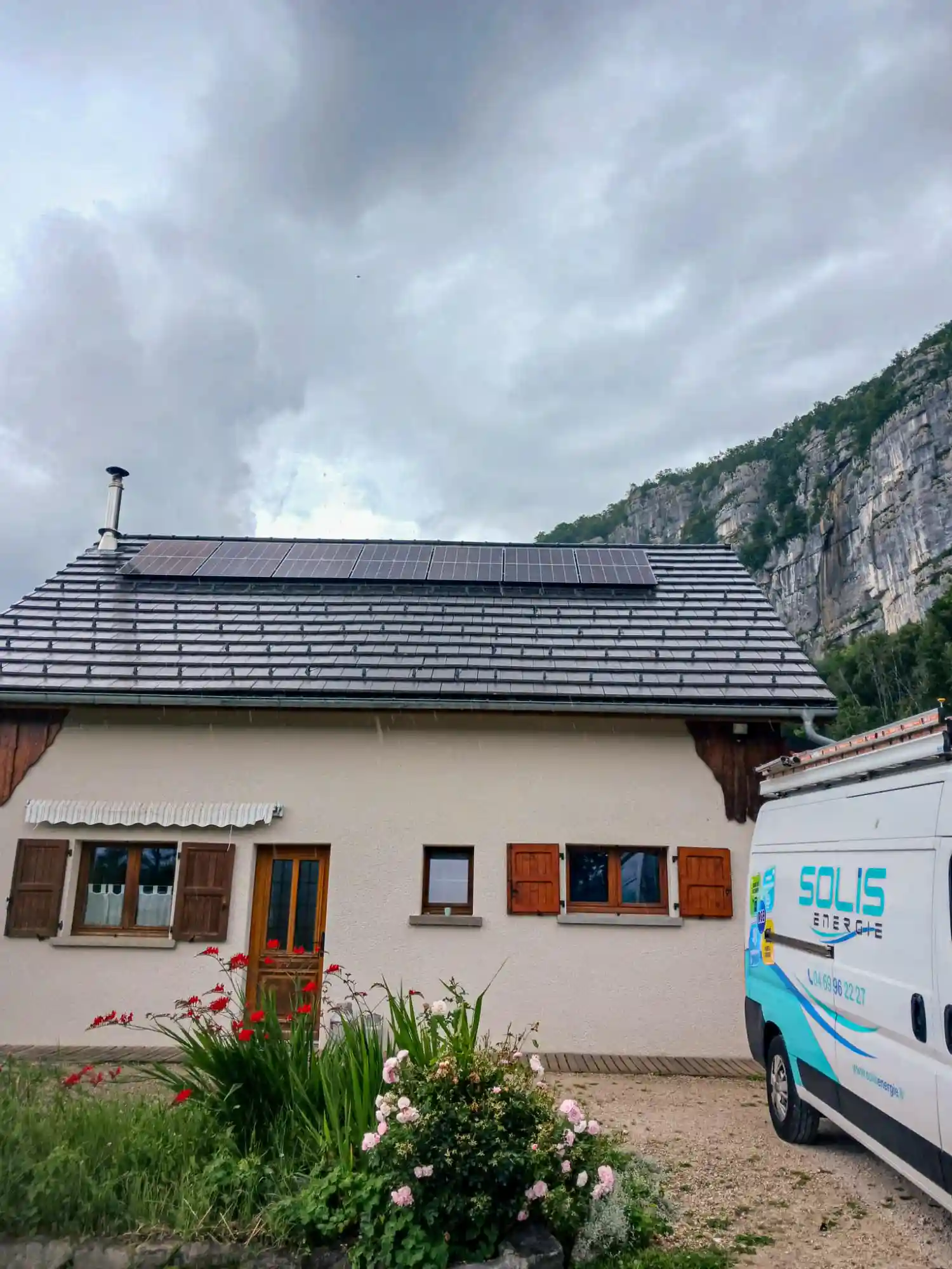 Installation photovoltaïque à Saint-Christophe