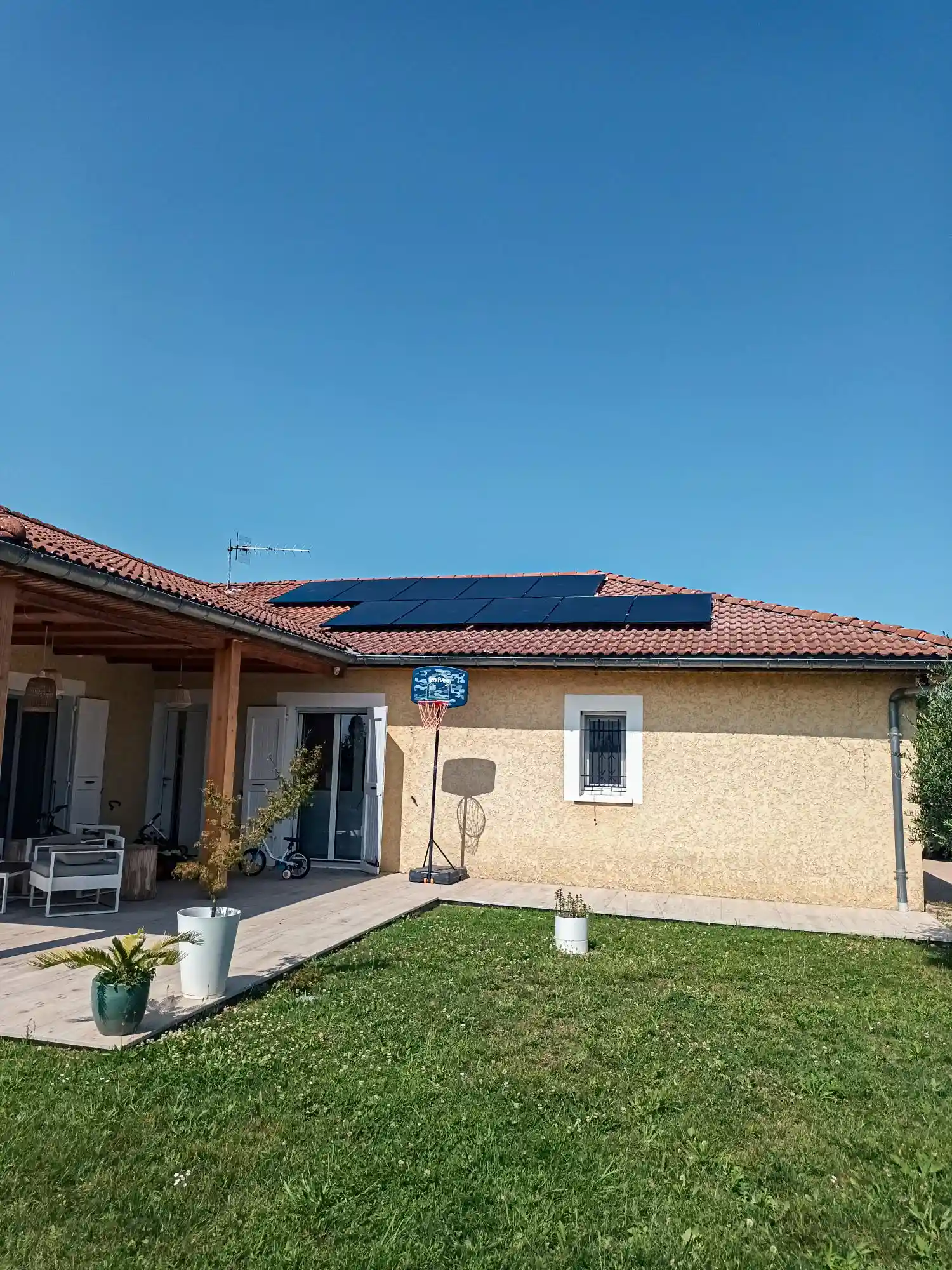 Installation photovoltaïque à Saint-Just chaleyssin