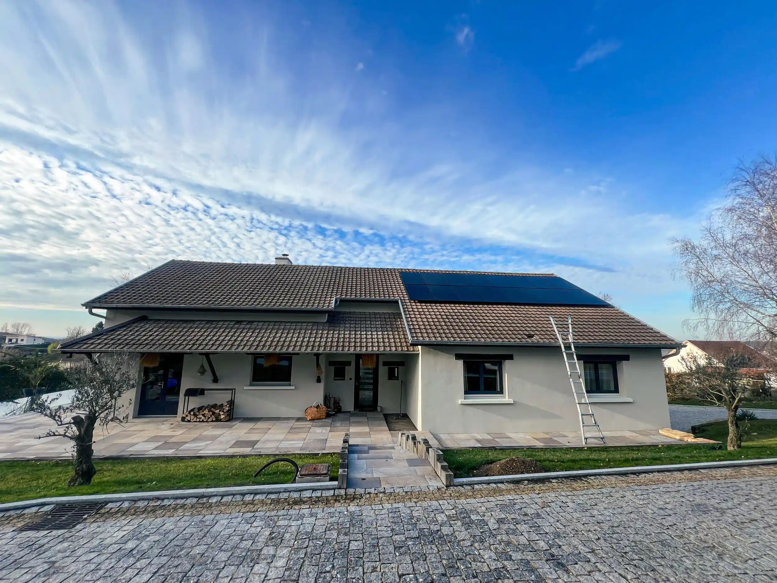 Installation photovoltaïque à Saint-Vallier